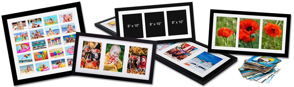 Multi aperture photo frames